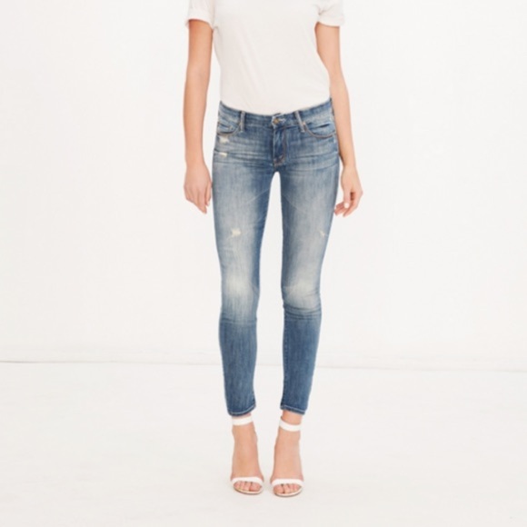 Mother Denim High Waisted Looker in Rough it Up - Picture 1 of 7